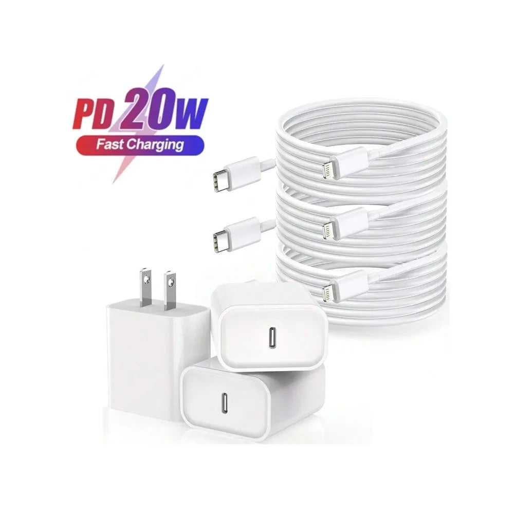 3-in-1 20W Fast Charging Set for iPhone