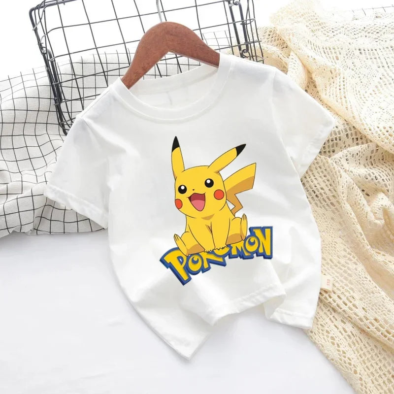 Pikachu Kids & Adult Cartoon T-Shirt