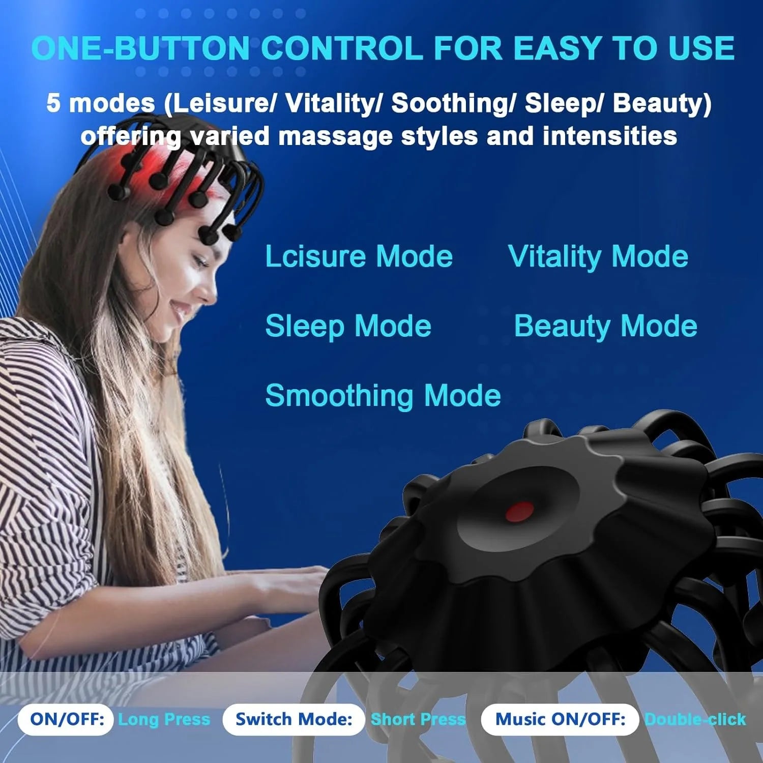 KTS Electric Octopus Head Massager