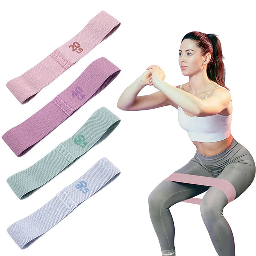Anti-Slip Pilates Glute Bands Set