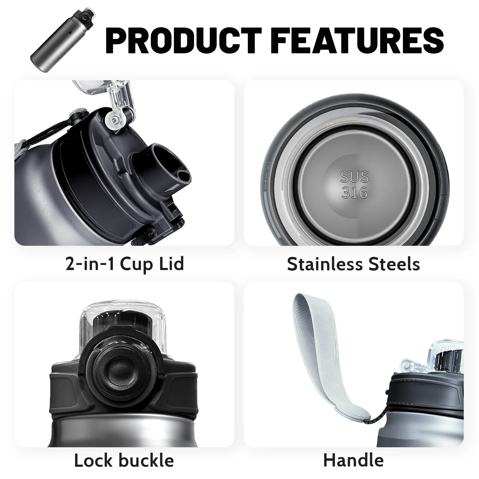 Civago 25oz Insulated Steel Tumbler