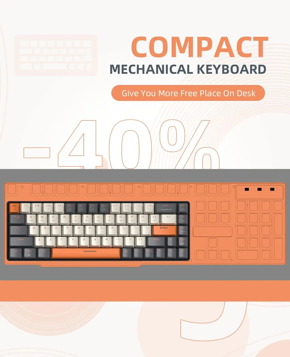 MAMBASNAKE x ZIYOU LANG K68 Wireless KB