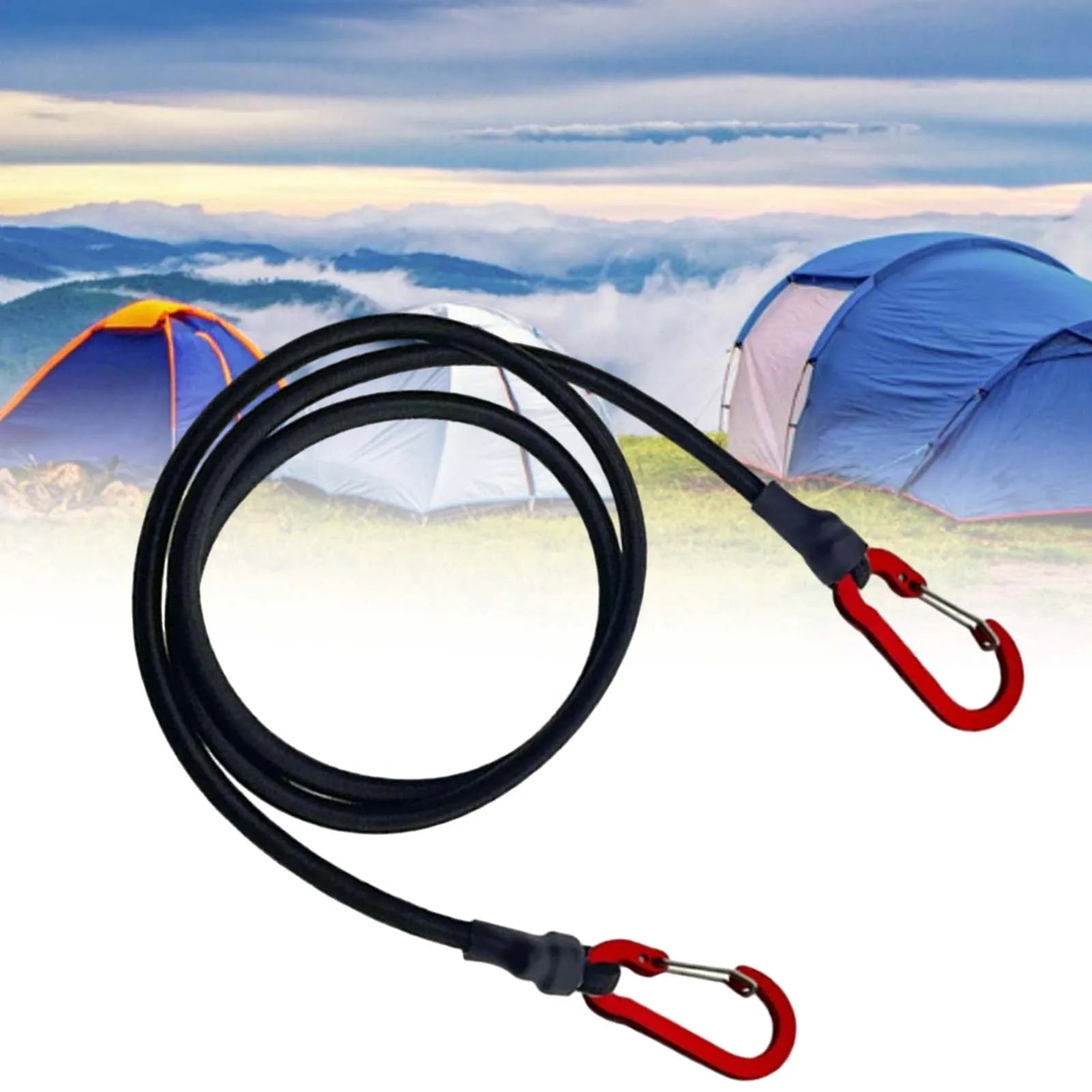 Elastic Strap with Hooks Motorcycle Cargo Rope