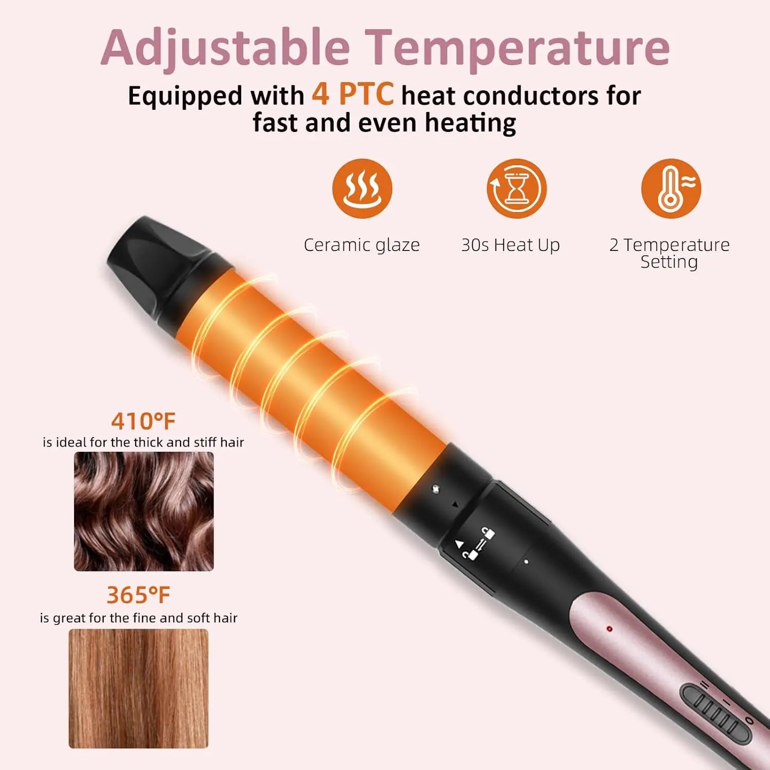 Thermal Curling Brush 2-in-1 Styler