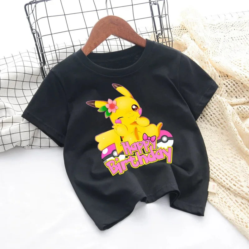 Pikachu Kids & Adult Cartoon T-Shirt