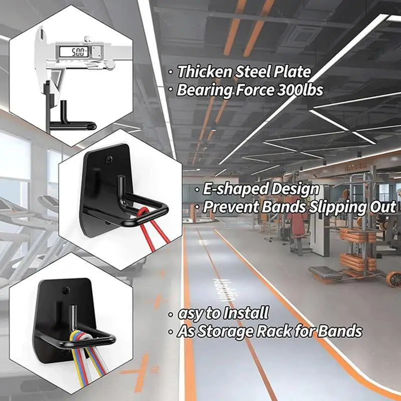 Wall Hook for Resistance Bands – 3X