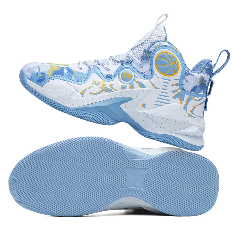 Men's No-Slip Breathable Basketball Shoes