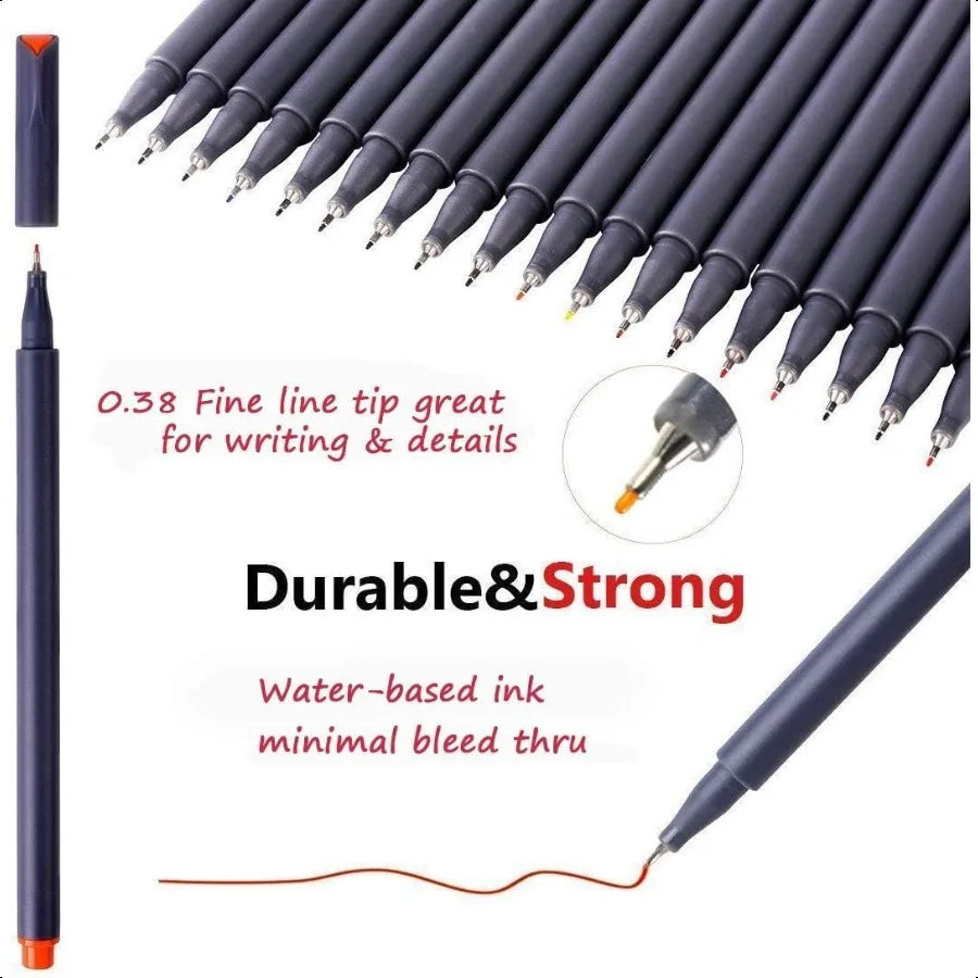 Colored Fineliner Pens Set – Journal & Art