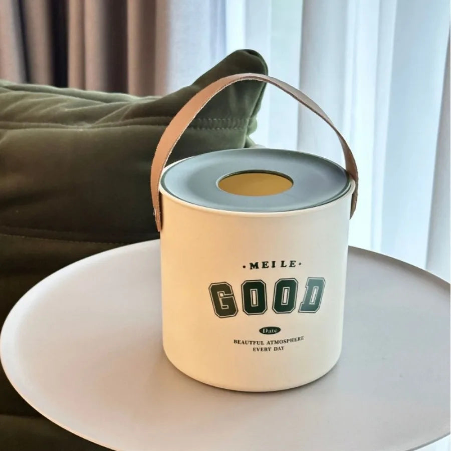 Round Dustproof Toilet Paper Holder