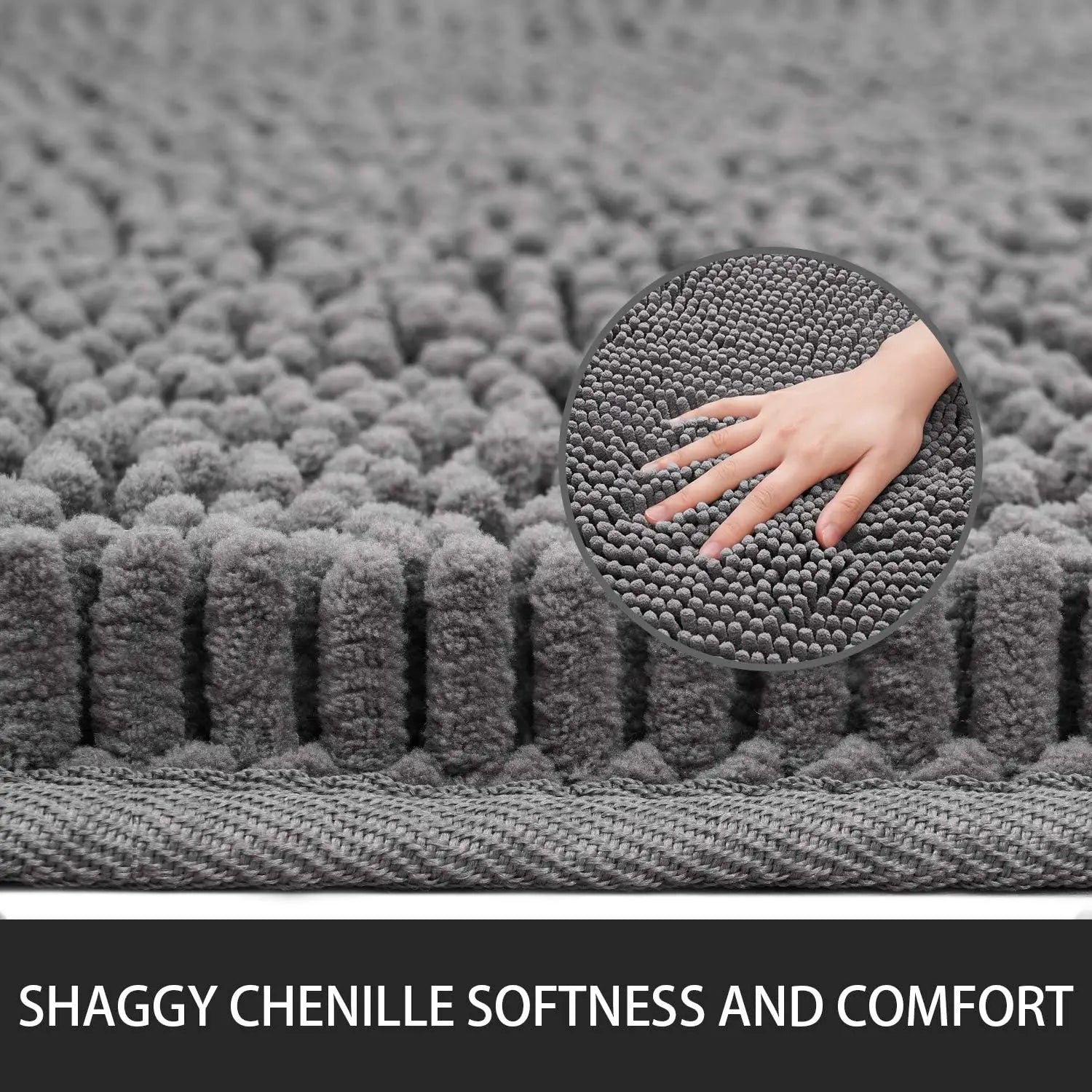 Soft Plush Non Slip Bath Mat Rug