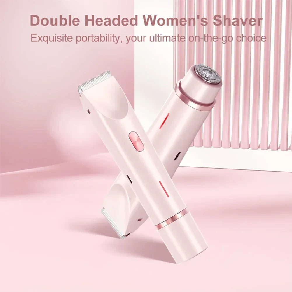 2-in-1 Dual Head Women Electric Razor