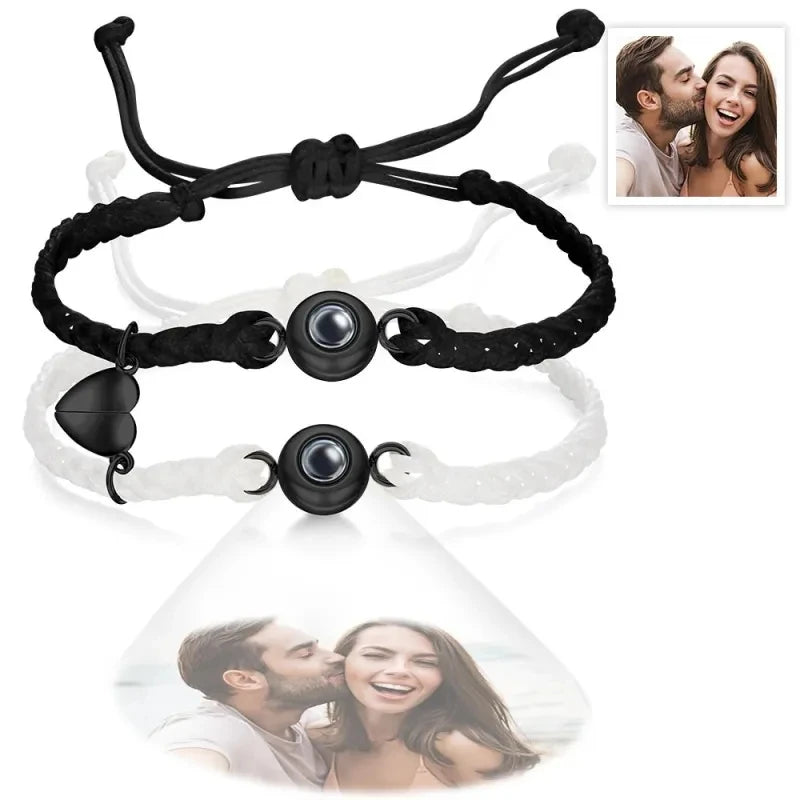 Couple Photo Projection Bracelet