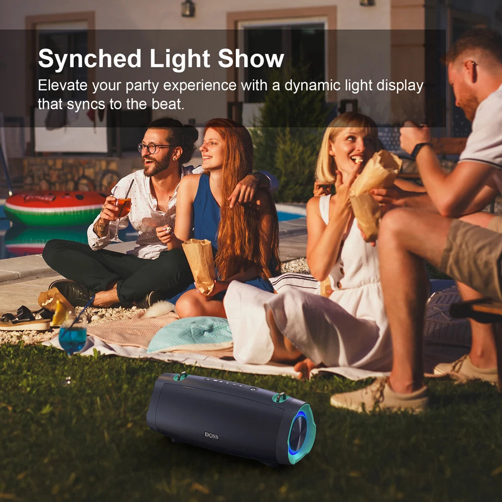 DOSS 70W Portable Bluetooth Speaker Waterproof