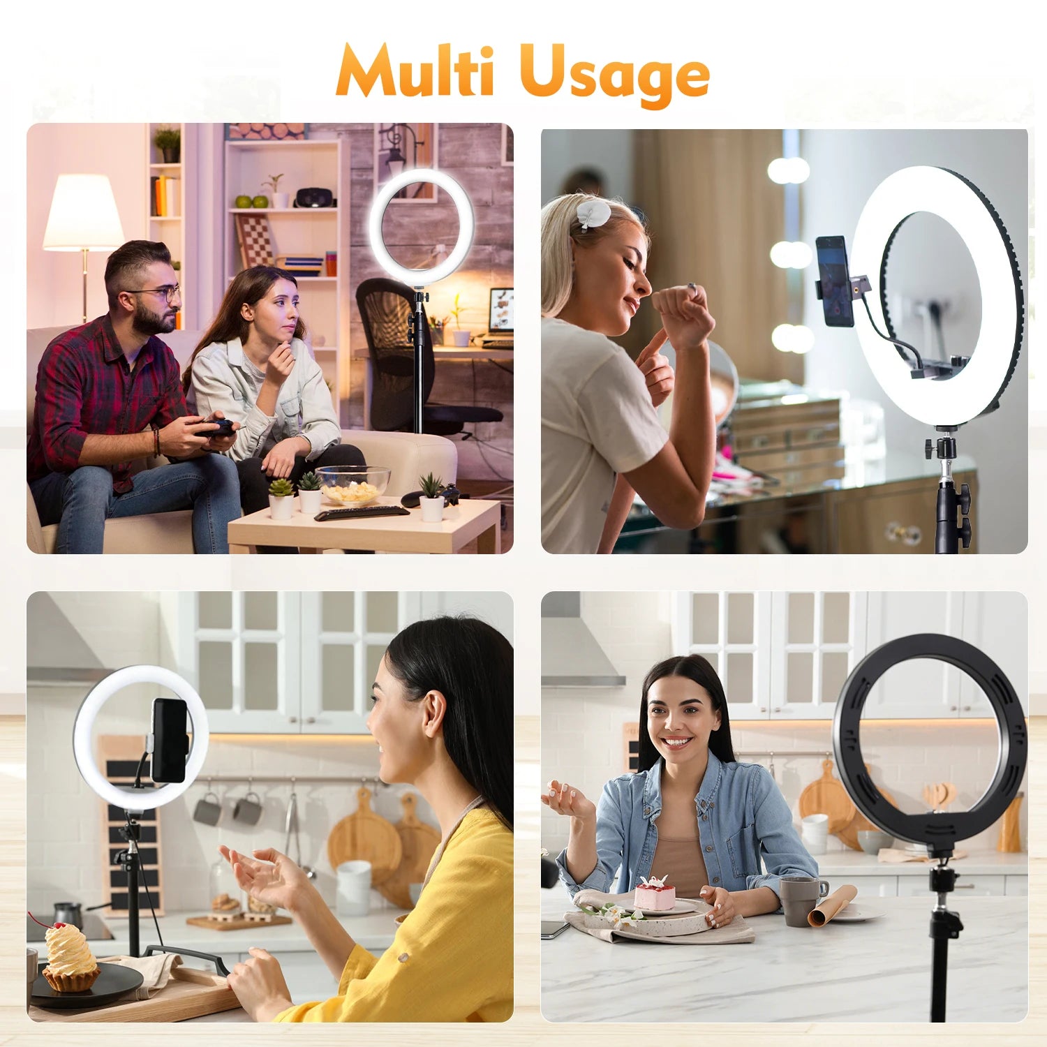 10'' LED Ring Light with 160cm Tripod