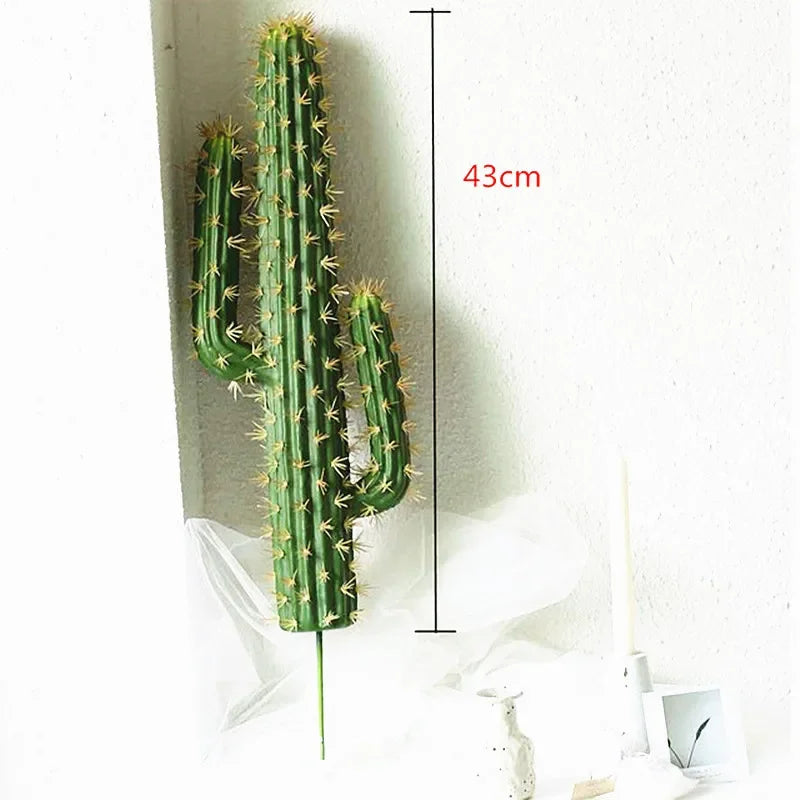 Large Faux Cactus Plant for Home Decor