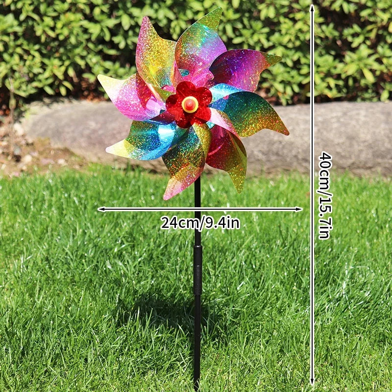 Laser Bird Repellent Windmill Spinner