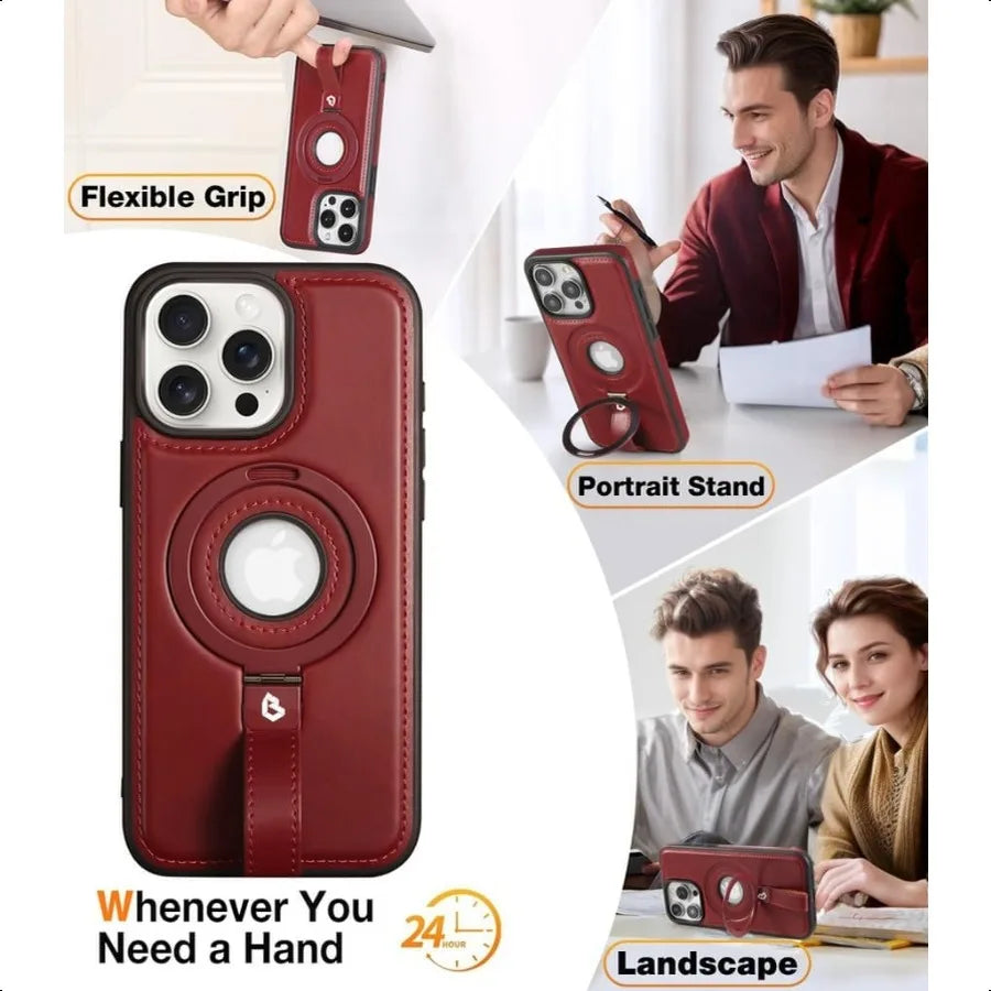Magnetic Ring Grip iPhone 16 Pro Case