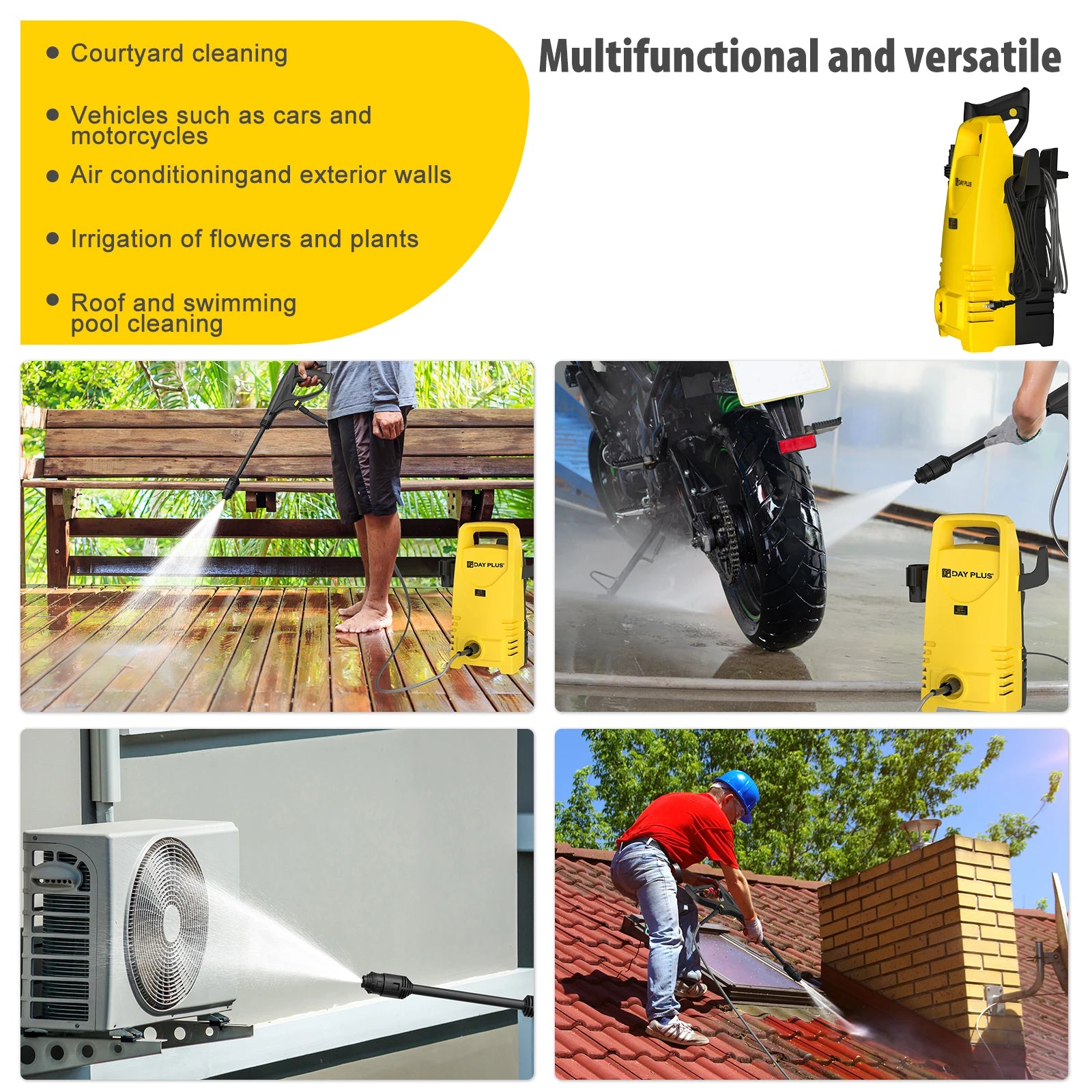 Electric Portable High Pressure Washer