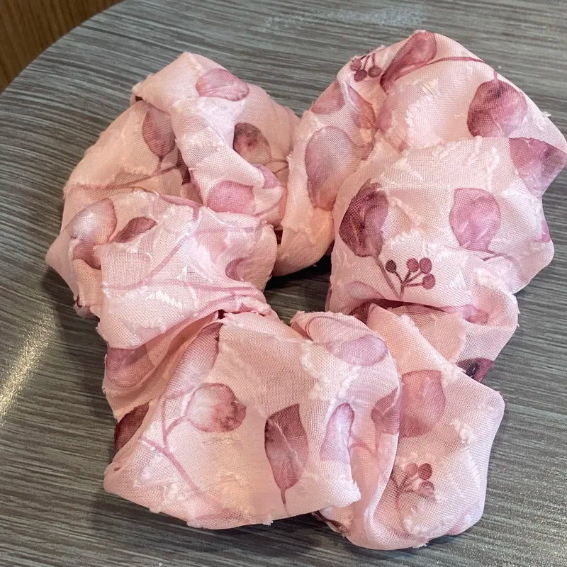 Elegant Satin Silk Hair Scrunchies