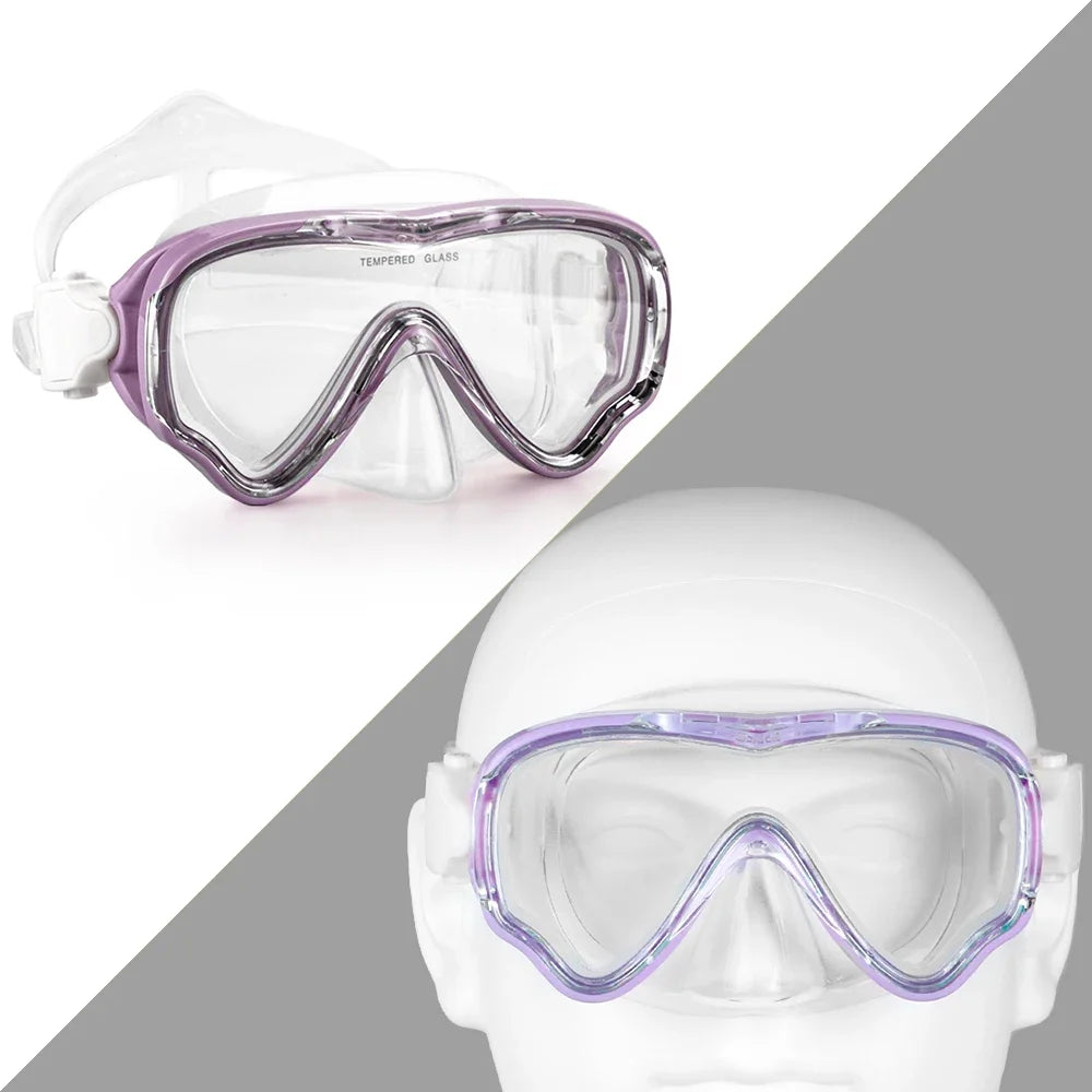 Big Frame Kids Swimming Goggles Anti Fog