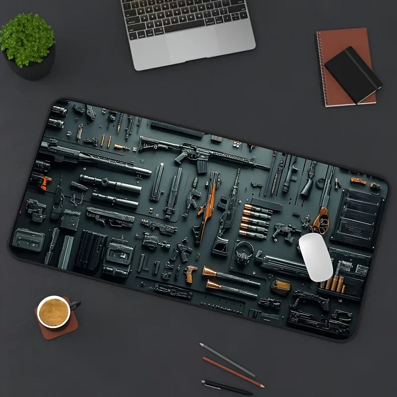 ftvae Gun Parts XXL Gaming Mouse Pad