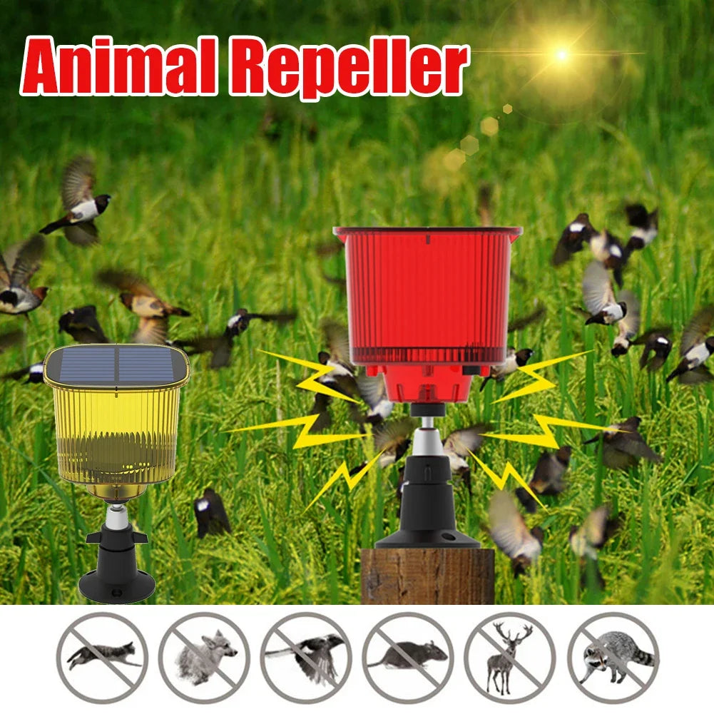 Solar Animal Bird Repeller Outdoor Light