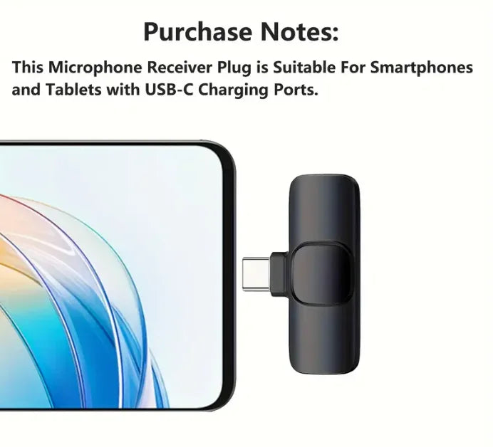 Wireless Lavalier Mic for Phone