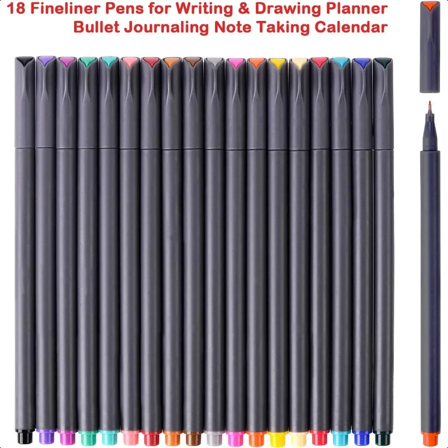 Colored Fineliner Pens Set – Journal & Art