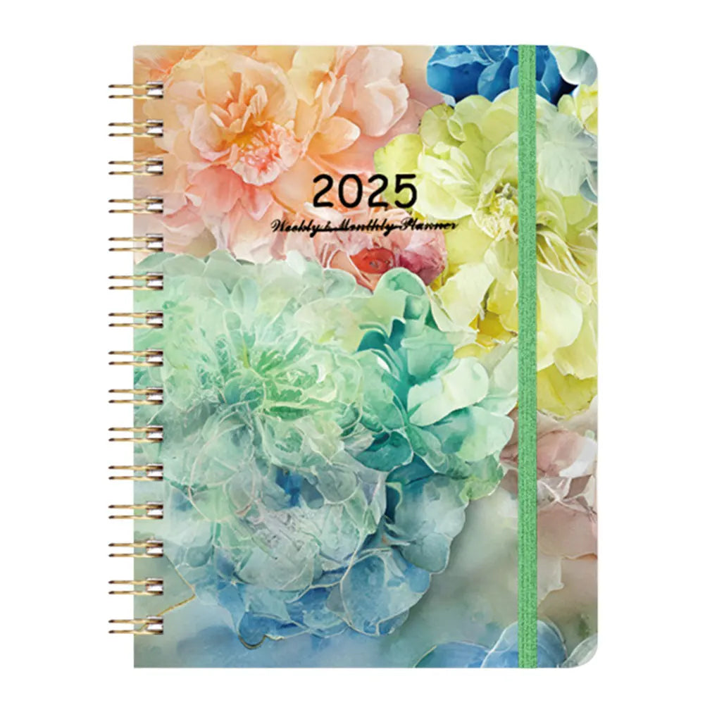 2025 A5 Monthly Weekly Planner Notebook