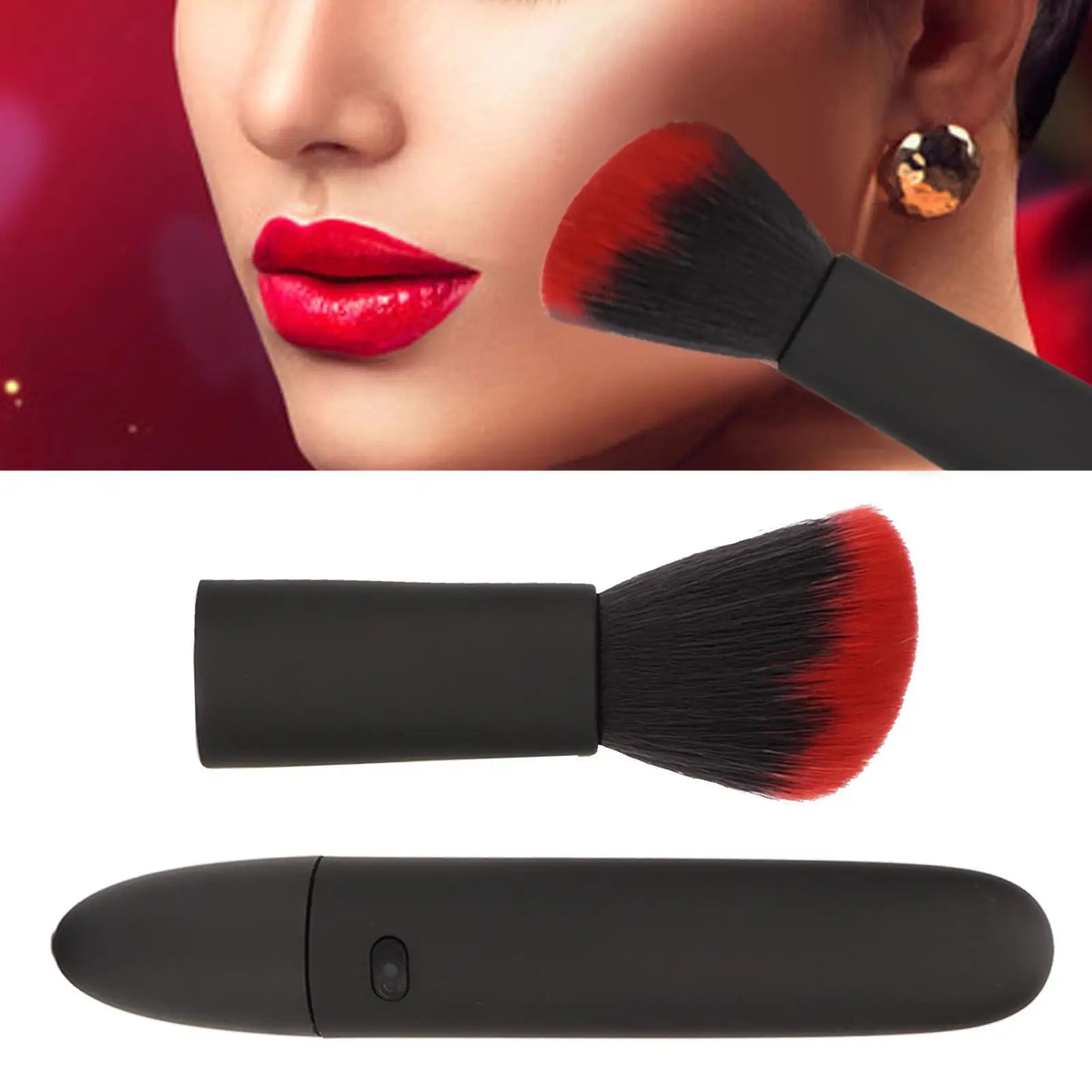 Electric Makeup Brush, 10-Level Adjustable