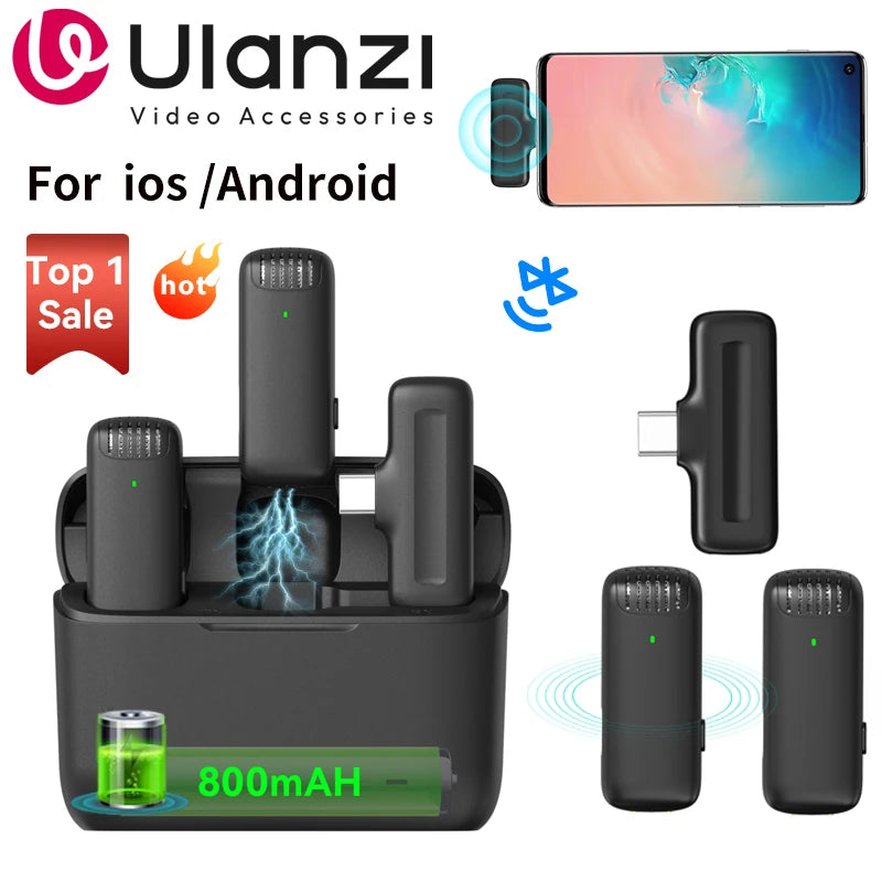 Ulanzi J12 Wireless Lavalier Mic
