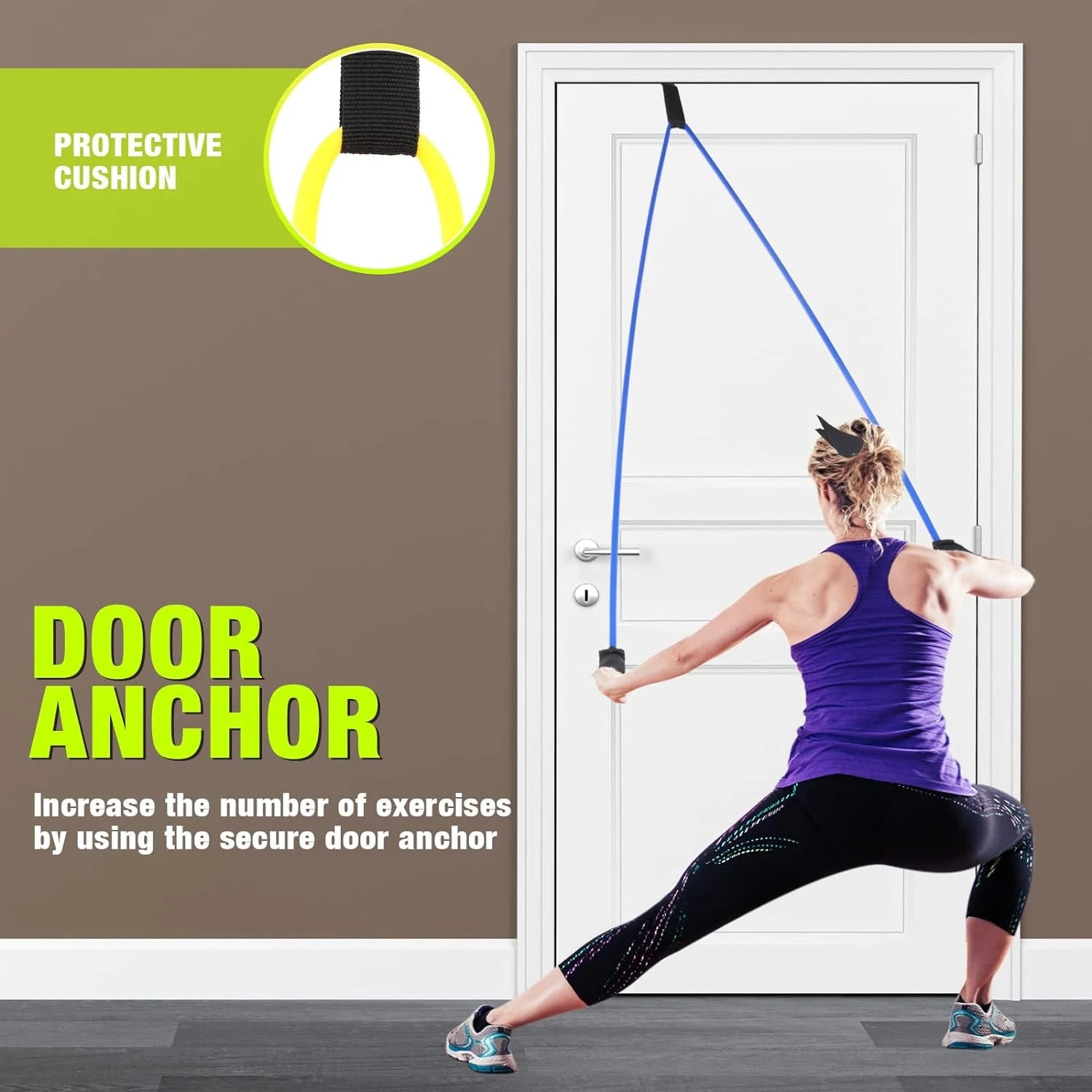 Ergonomic Fitness Resistance Bands Set
