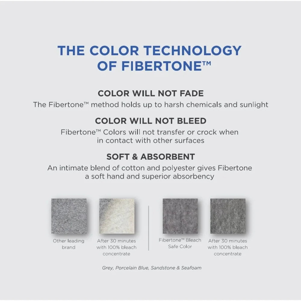 Beige 12-Piece Bleach-Safe Towel Set