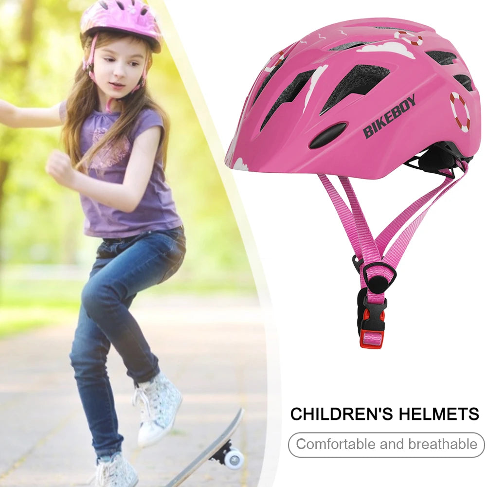 Kids Adjustable Bike Helmet w/ Light