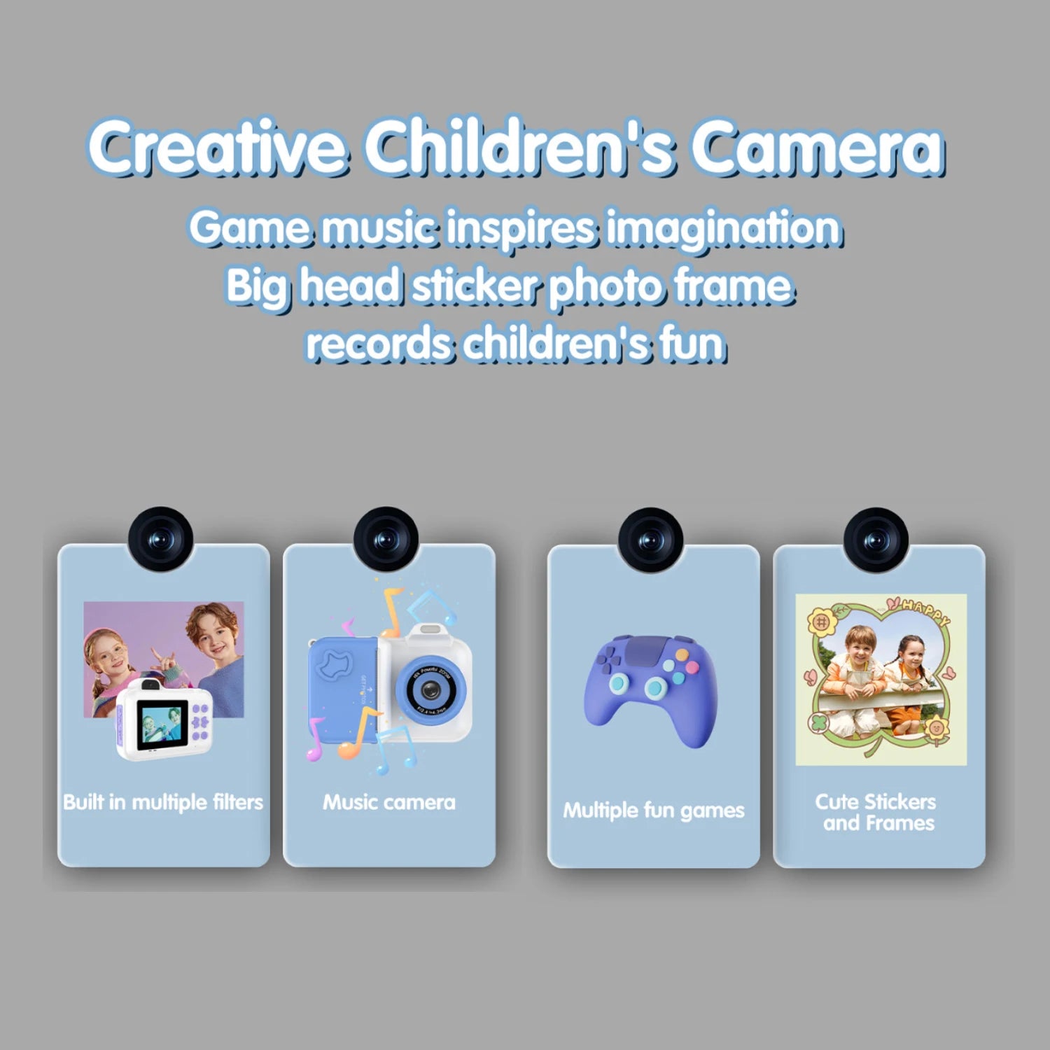 Kids Instant Print Camera – Photo & Video