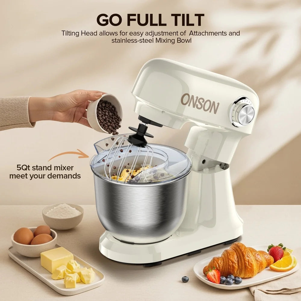12-Speed Stand Mixer with 5QT Bowl