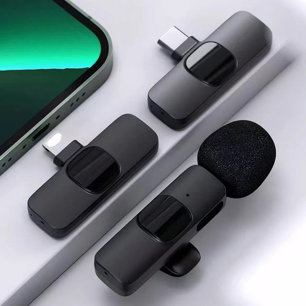 Wireless Lavalier Mic for iPhone & PC