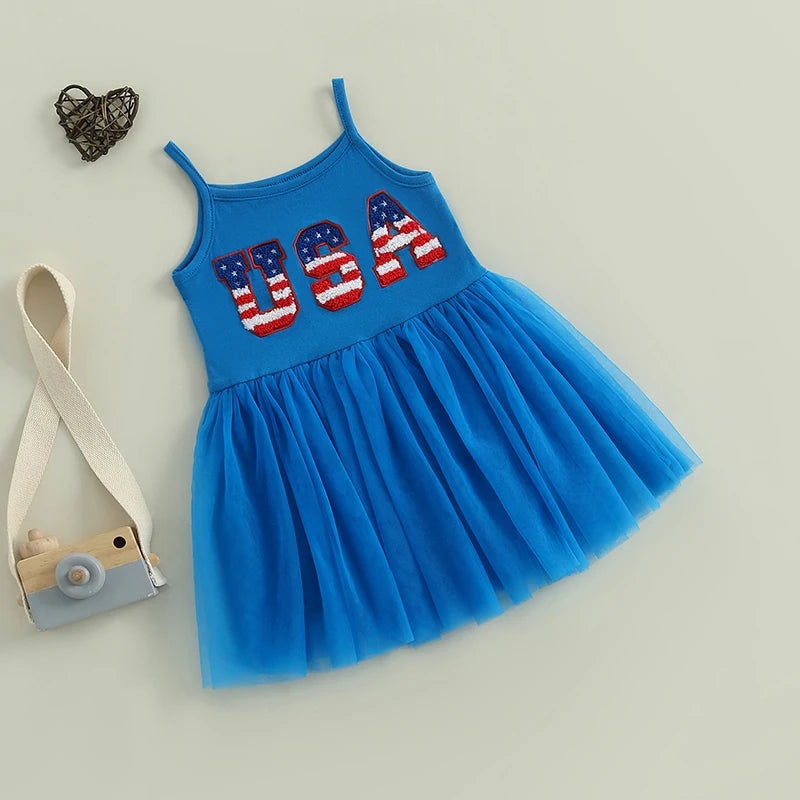 Toddler 4th of July Tulle Dress