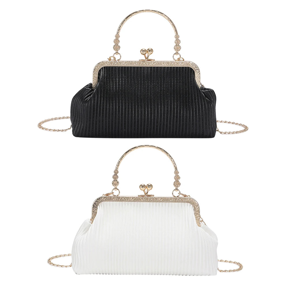 Ladies PU Leather Chain Messenger Bag