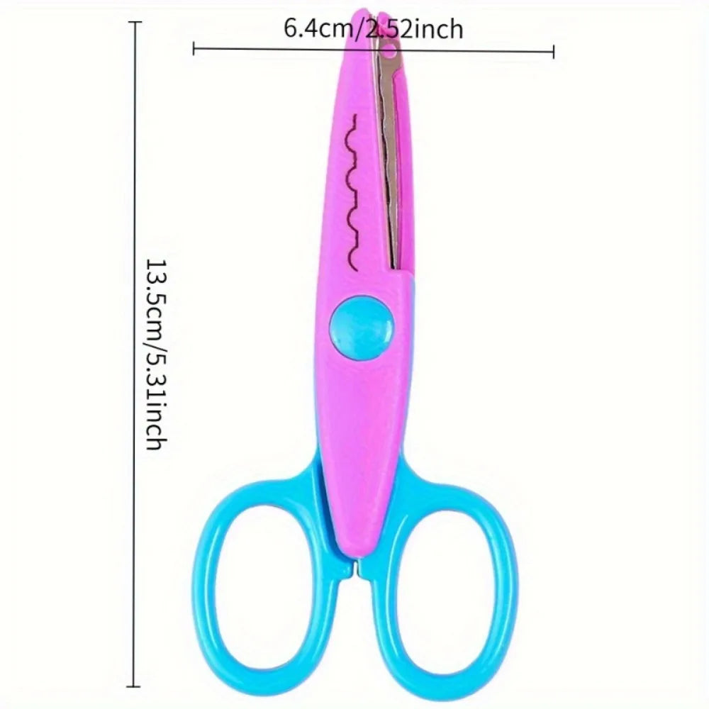 6 Pattern Craft Scissors Set – 5 Inch