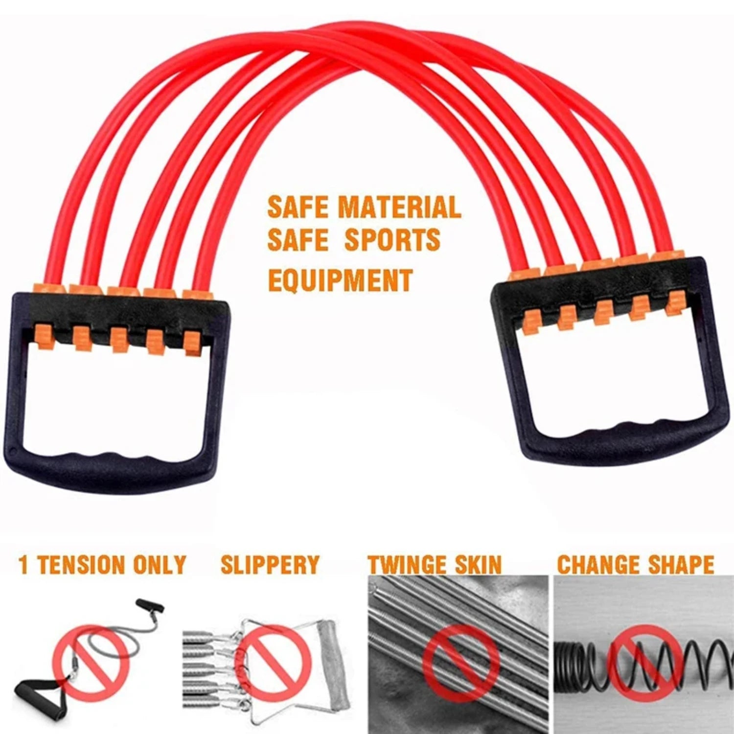 Chest Expander Resistance Band Set