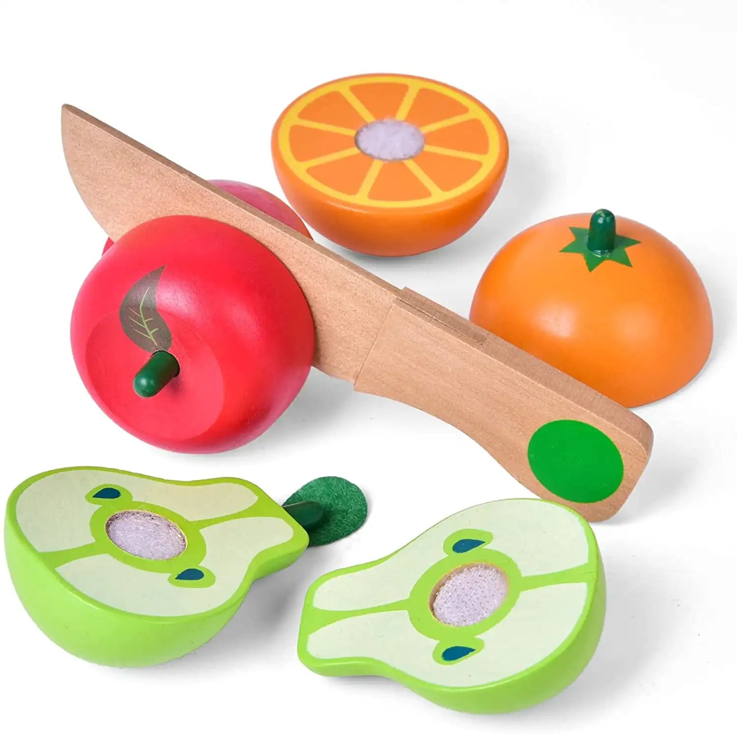 Wooden Play Food Kitchen Toy Set