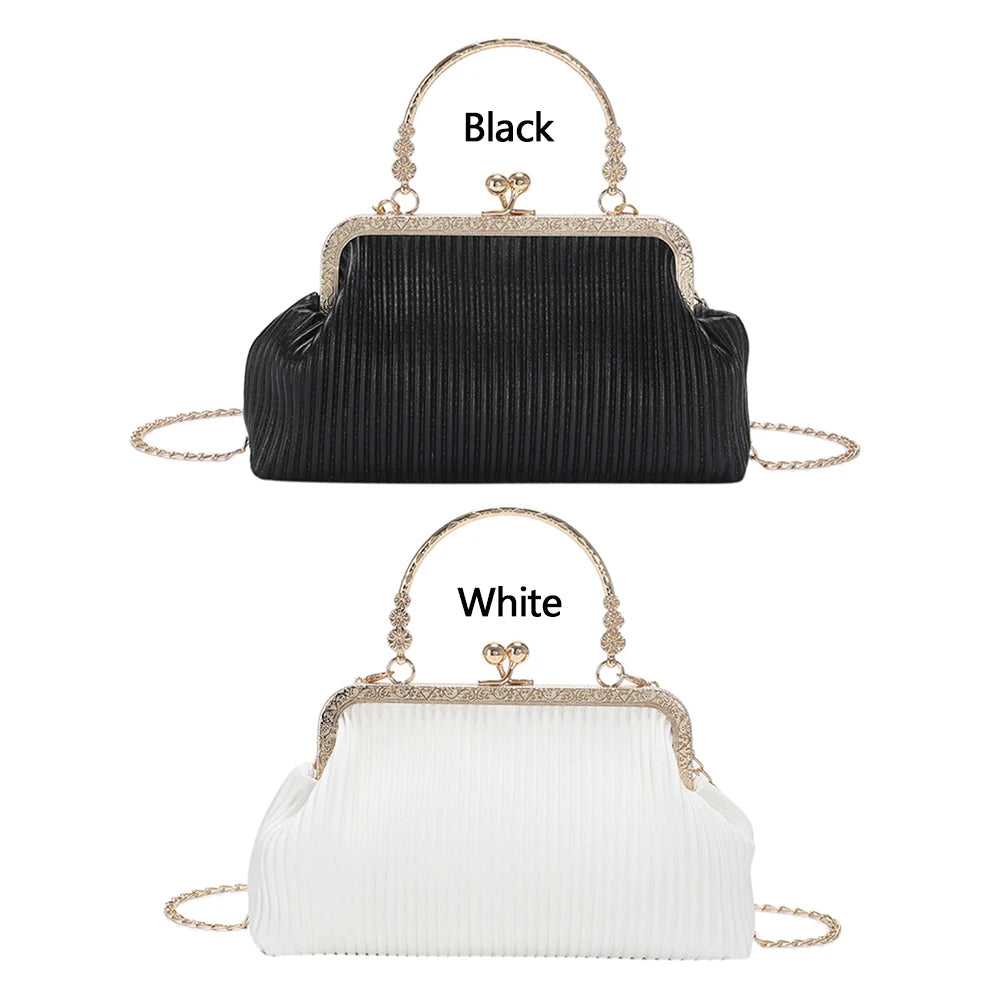 Ladies PU Leather Chain Messenger Bag