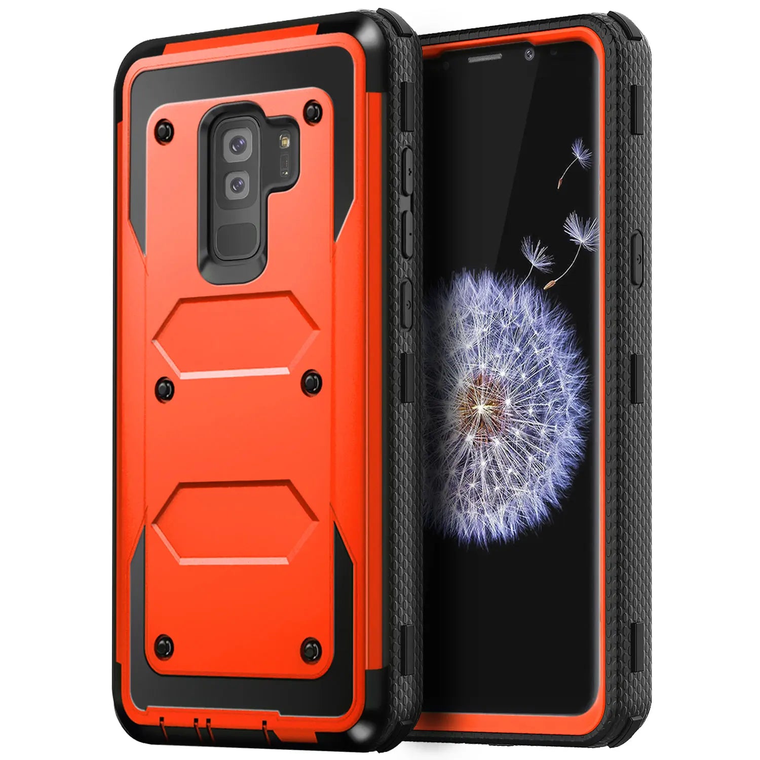 Galaxy S9 Plus Rugged Hybrid Case – Orange