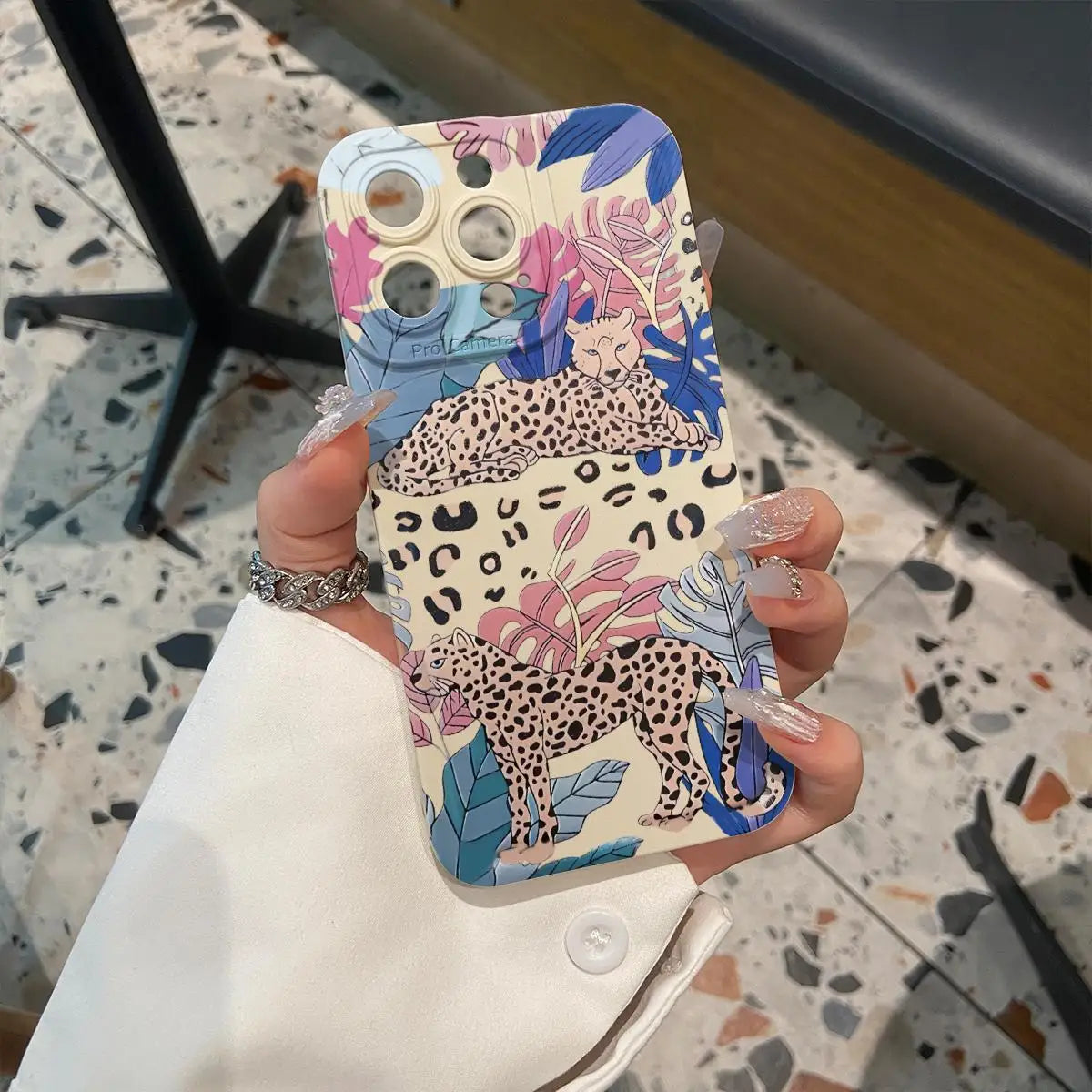 Creative Leopard Pattern iPhone Case