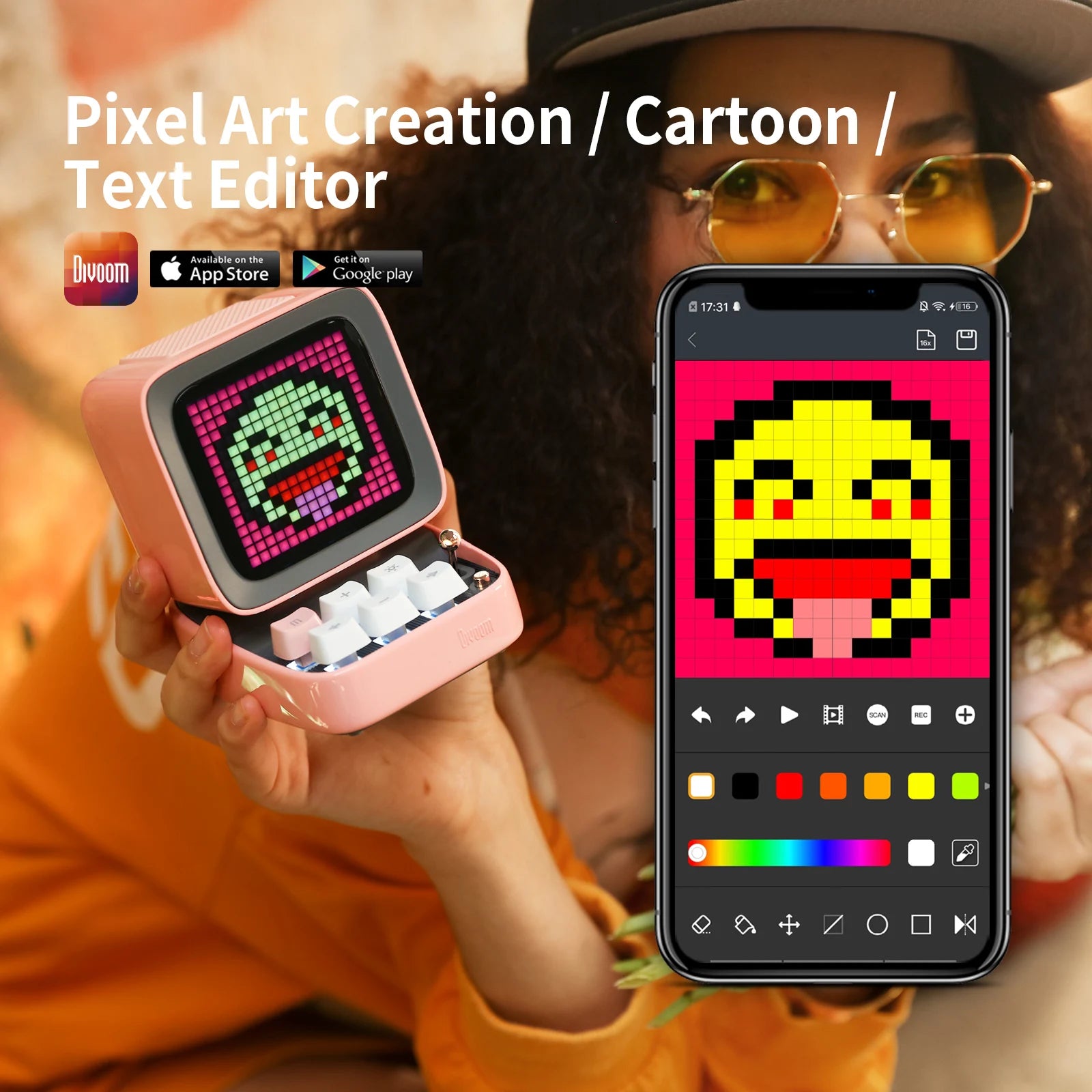 Divoom Ditoo-Pro Pixel Art Speaker