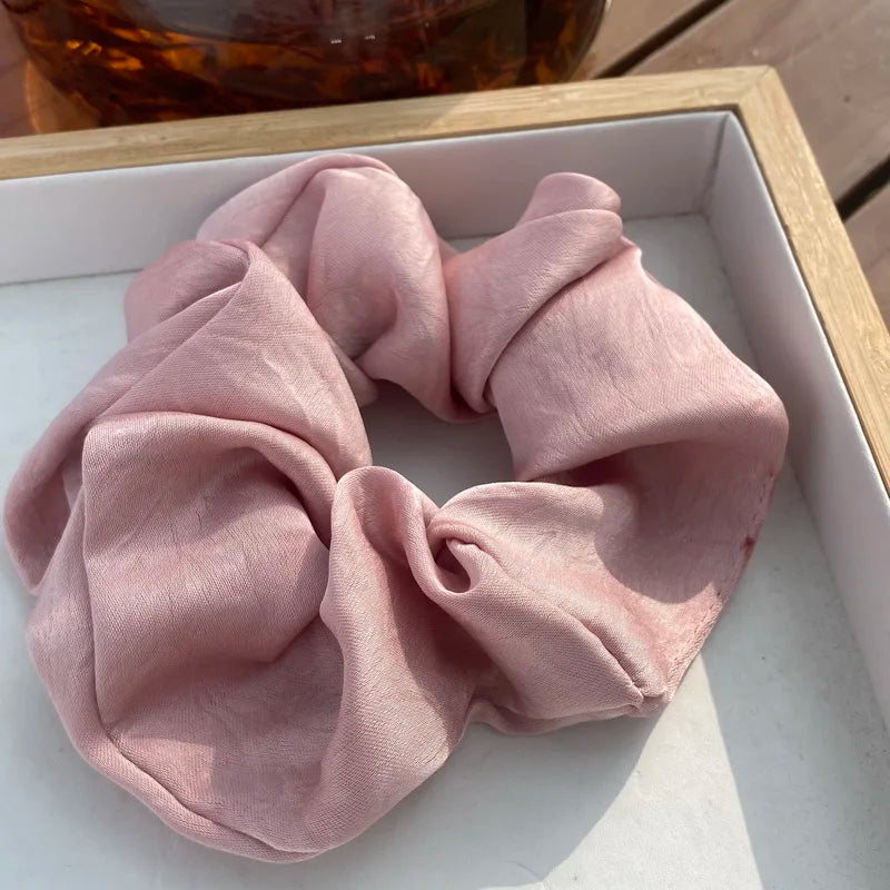 Elegant Satin Silk Hair Scrunchies