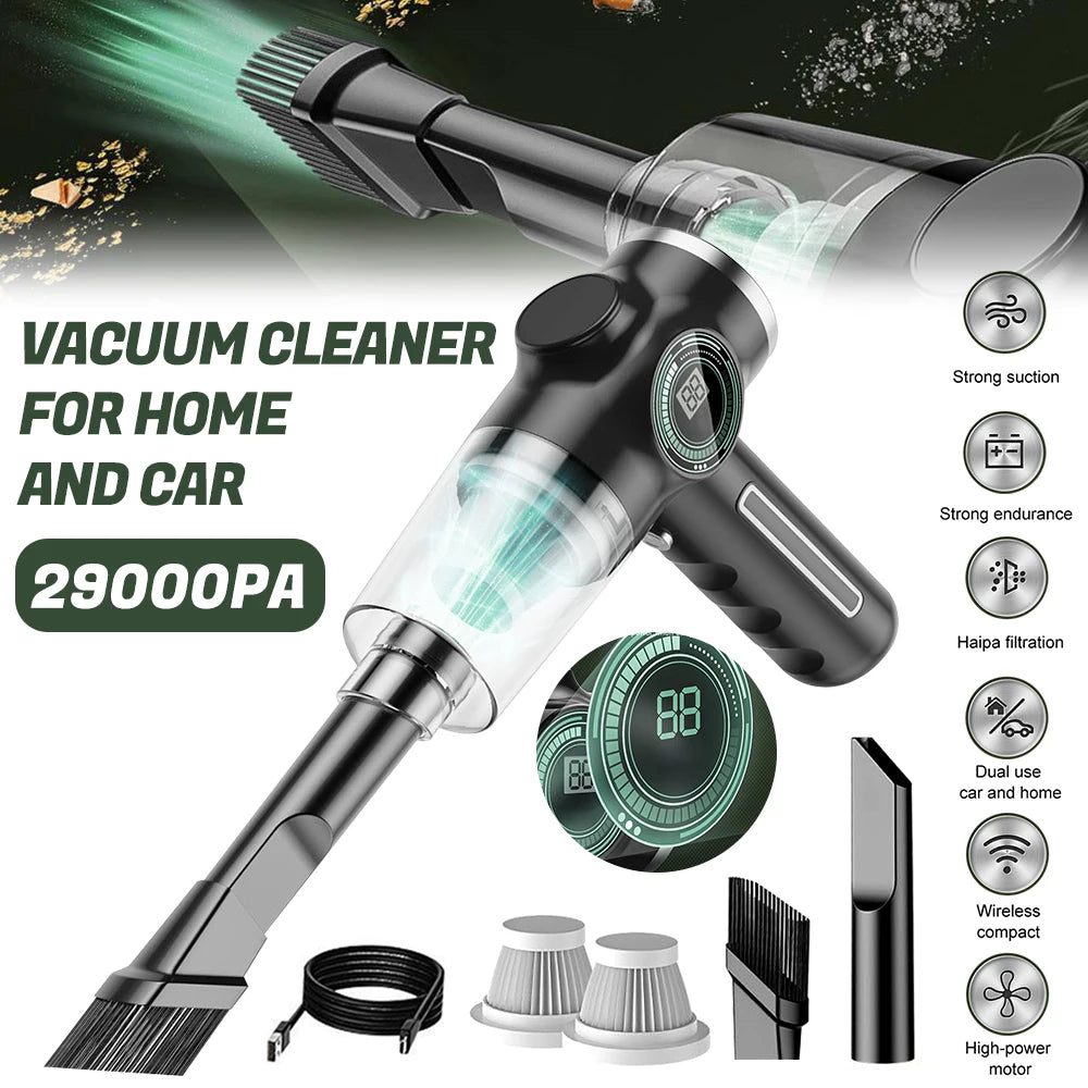 Wireless 29000PA Car Vacuum Cleaner
