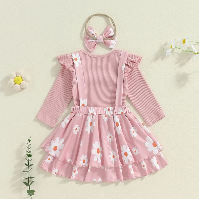 Baby Girl Knit Sweater Skirt Set