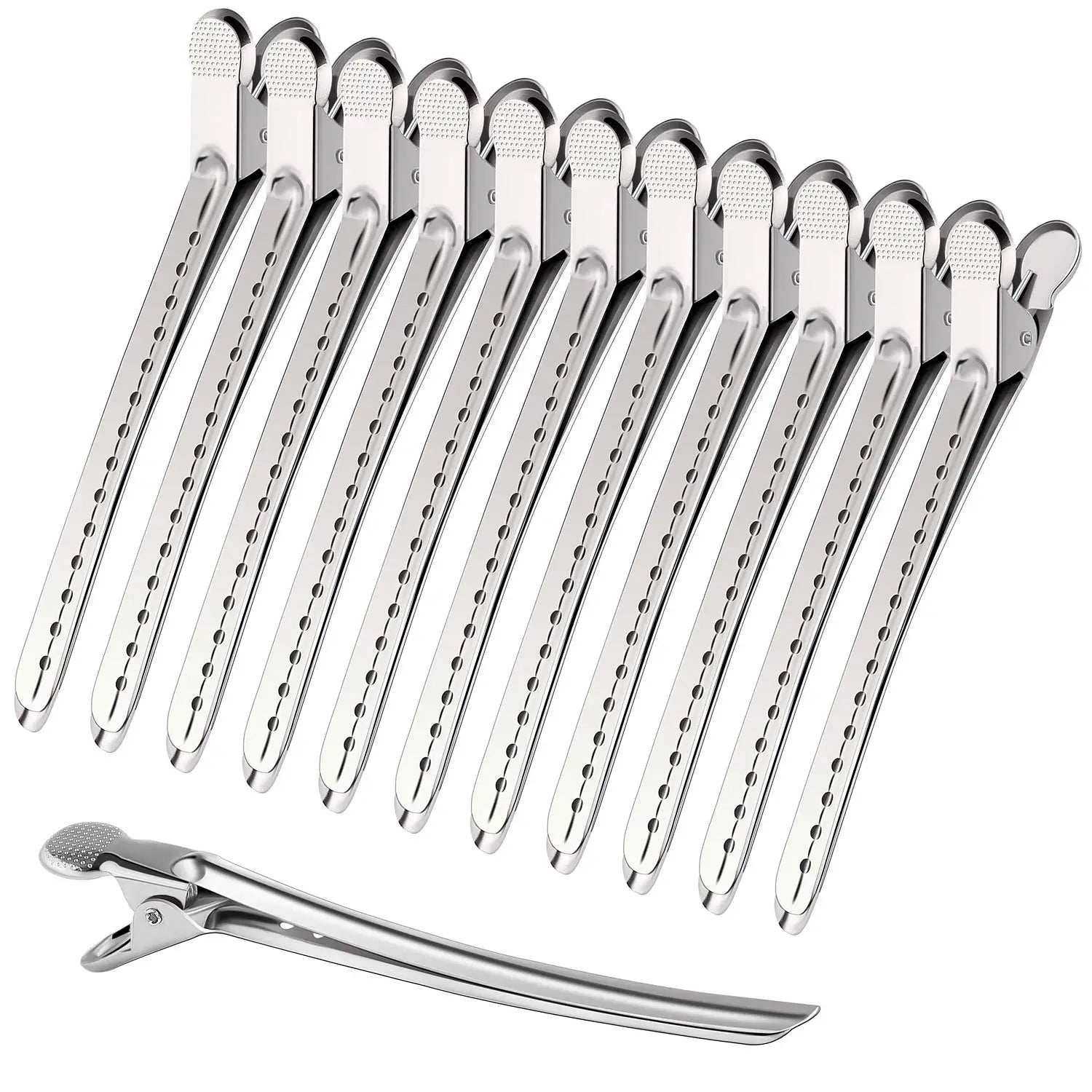 Stainless Steel Hairdressing Clips Set